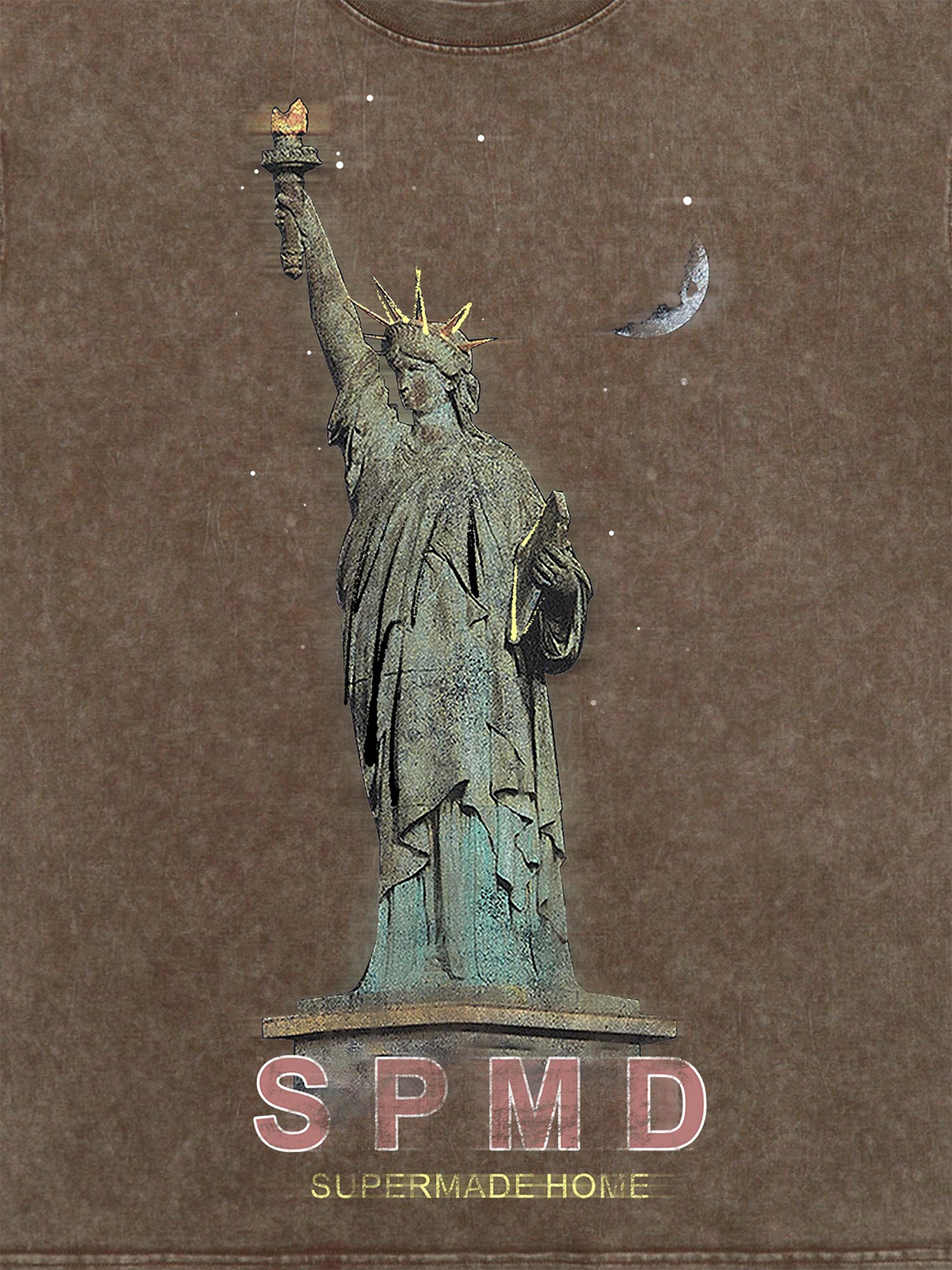 Thesupermade Statue Of Liberty Vintage T-shirt - 2132