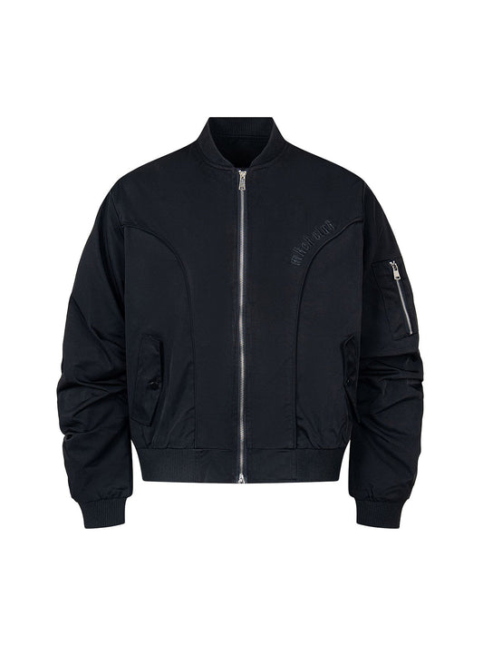 Dekonstruierte Retro-Bomberjacke