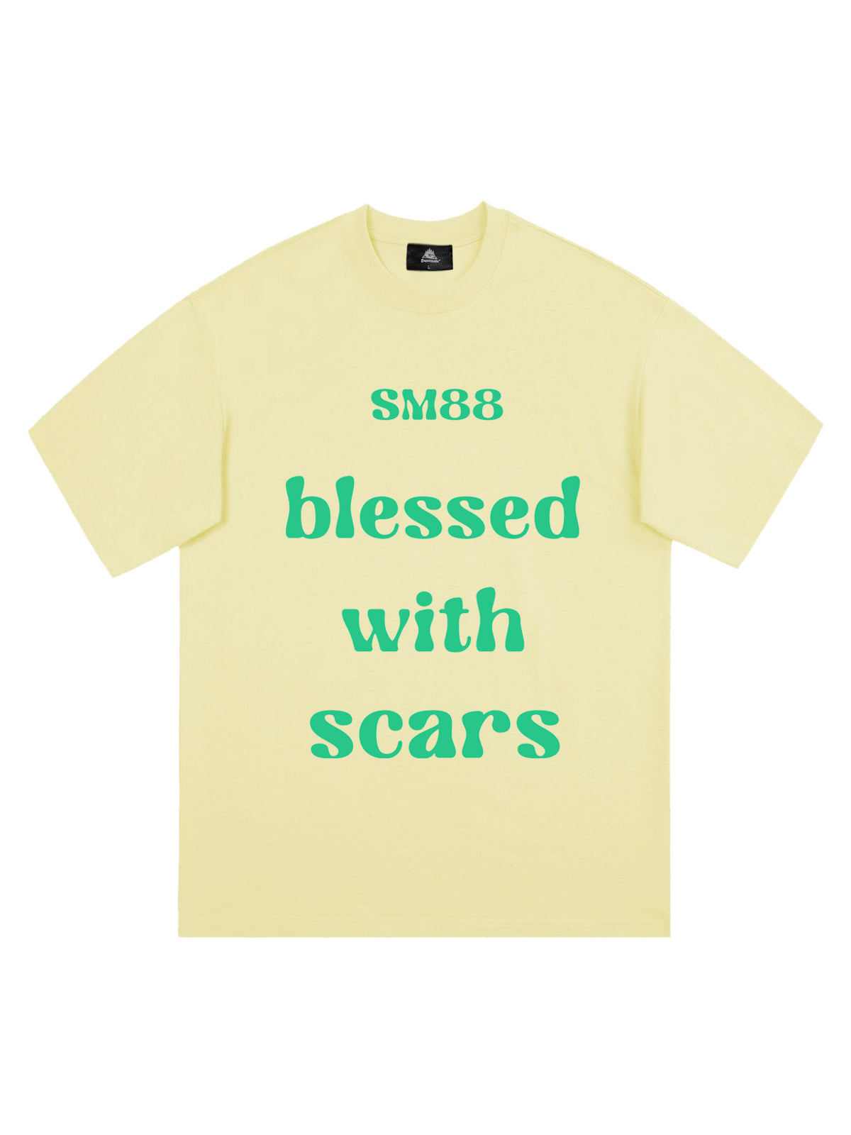 Original "Blessed With Scars" Slogan T-Shirt