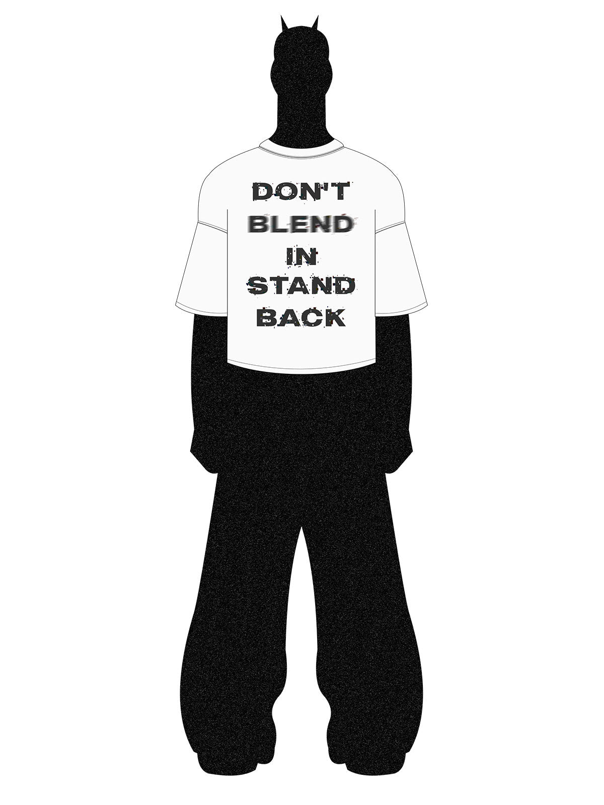 Original T-Shirt mit dem Slogan „Nicht untertauchen, zurücktreten“