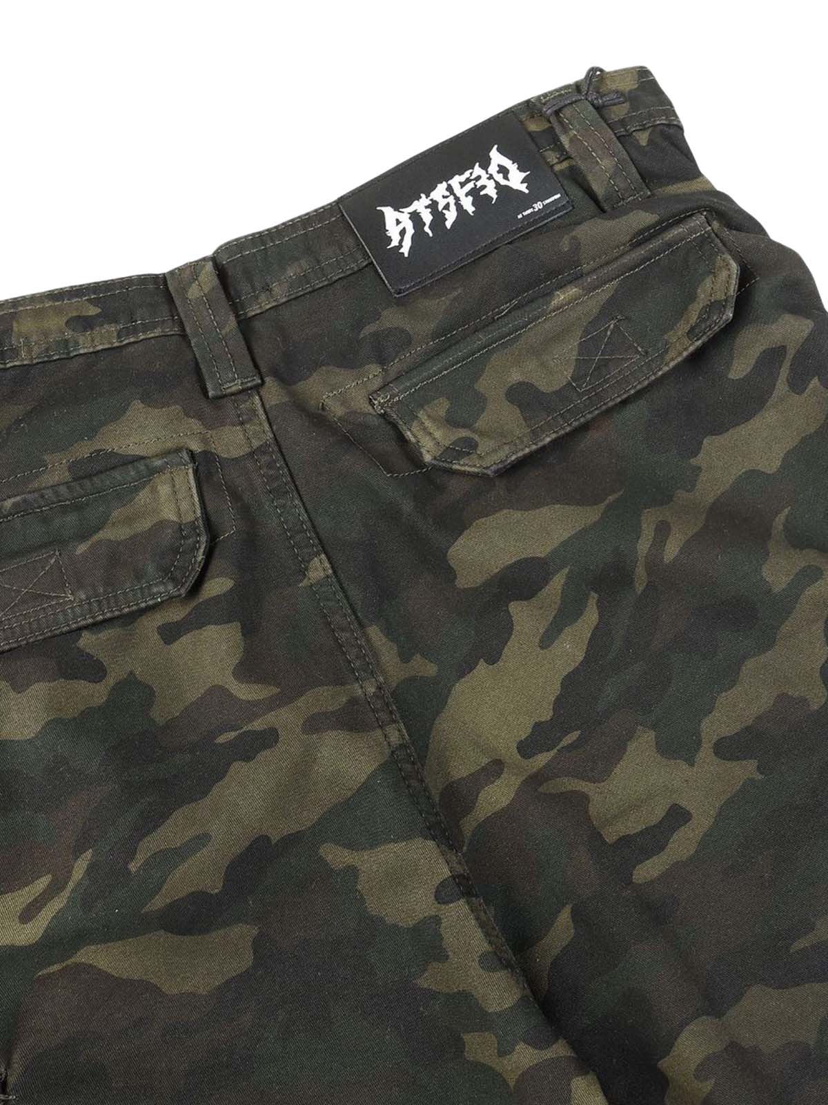 Baggy-Cargohose im Wasteland-Stil mit Camouflage-Muster