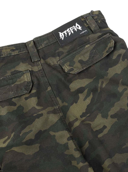 Baggy-Cargohose im Wasteland-Stil mit Camouflage-Muster