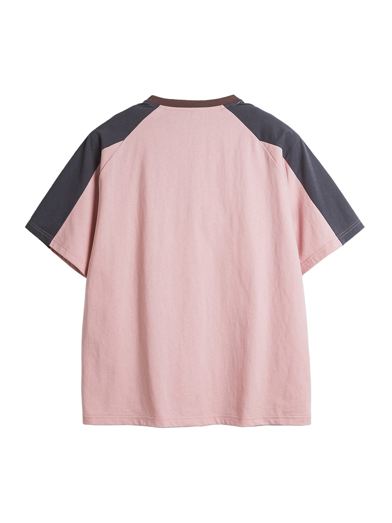 T-shirt à imprimé patchwork rétro américain supermade