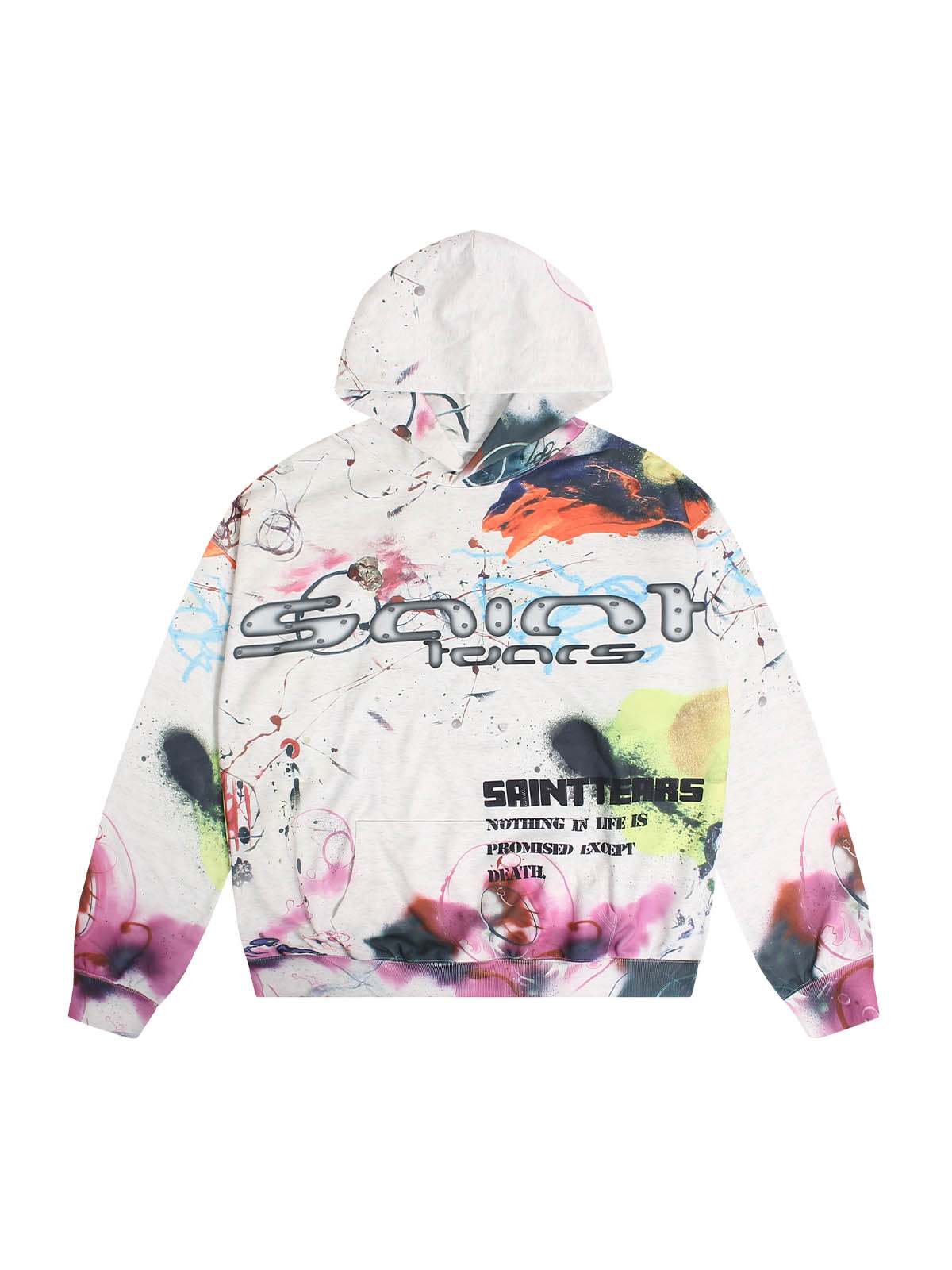 Thesupermade Street Graffiti Hooded Sweatshirt