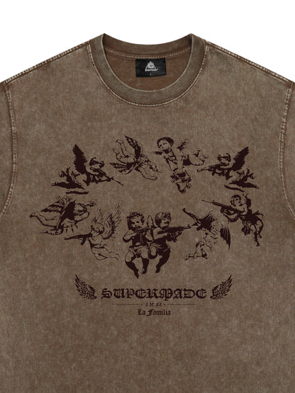 Original Vintage Angel Graphic Print T-Shirt
