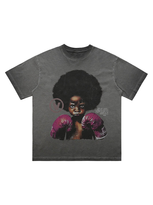 Boxing Boy Graphic T-Shirt