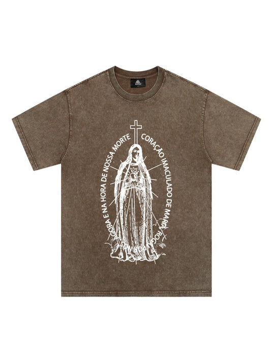 Original Retro Cross Religious Icon T-Shirt