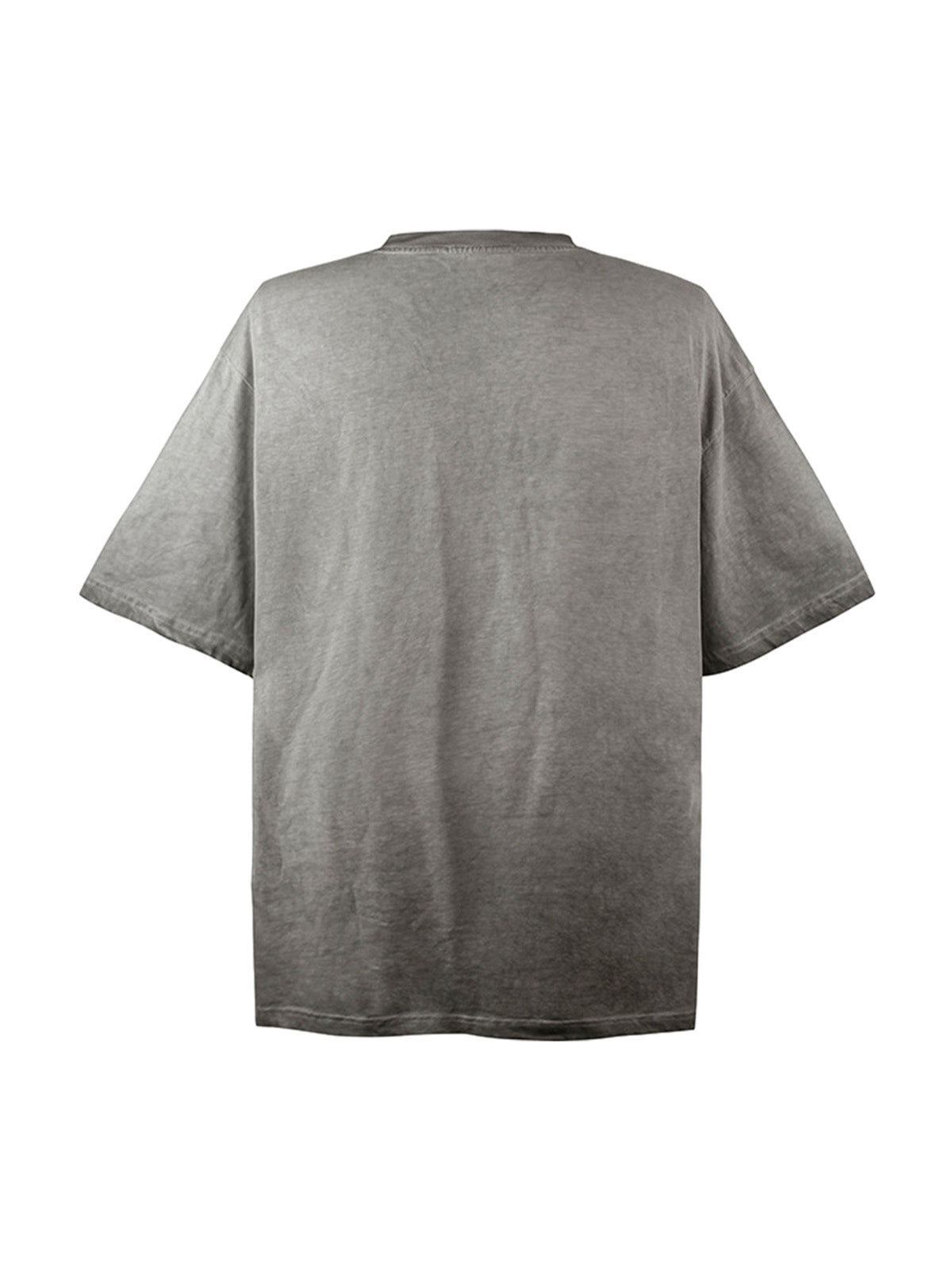 T-Shirt mit Rundhalsausschnitt und Regenbogen-Print