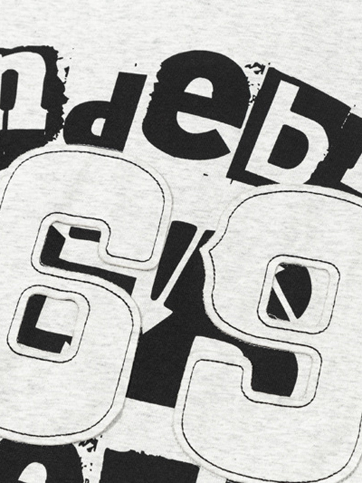 Graphic Patch Letter Print T-Shirt