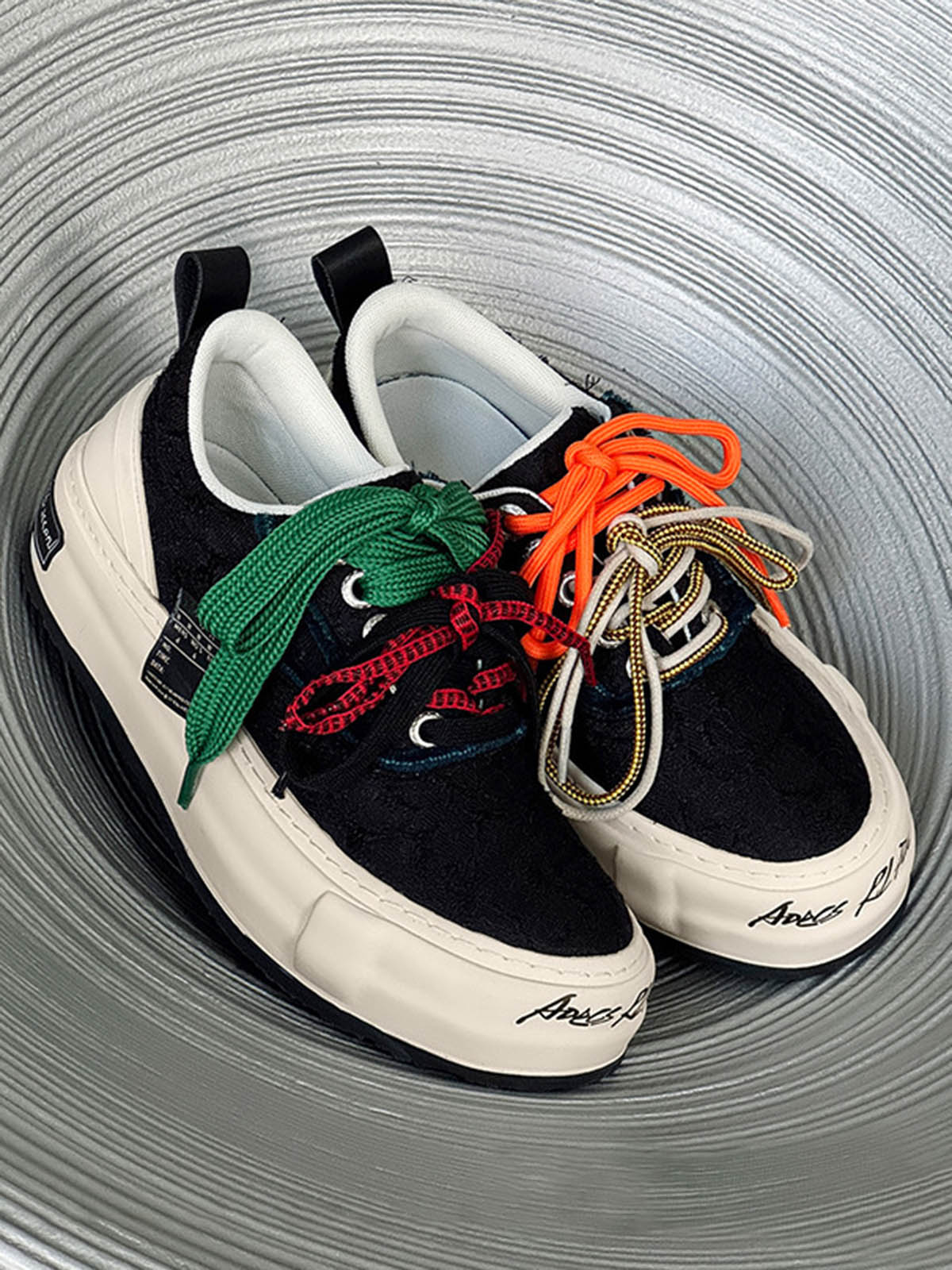 Colorful Lace-Up Sneakers