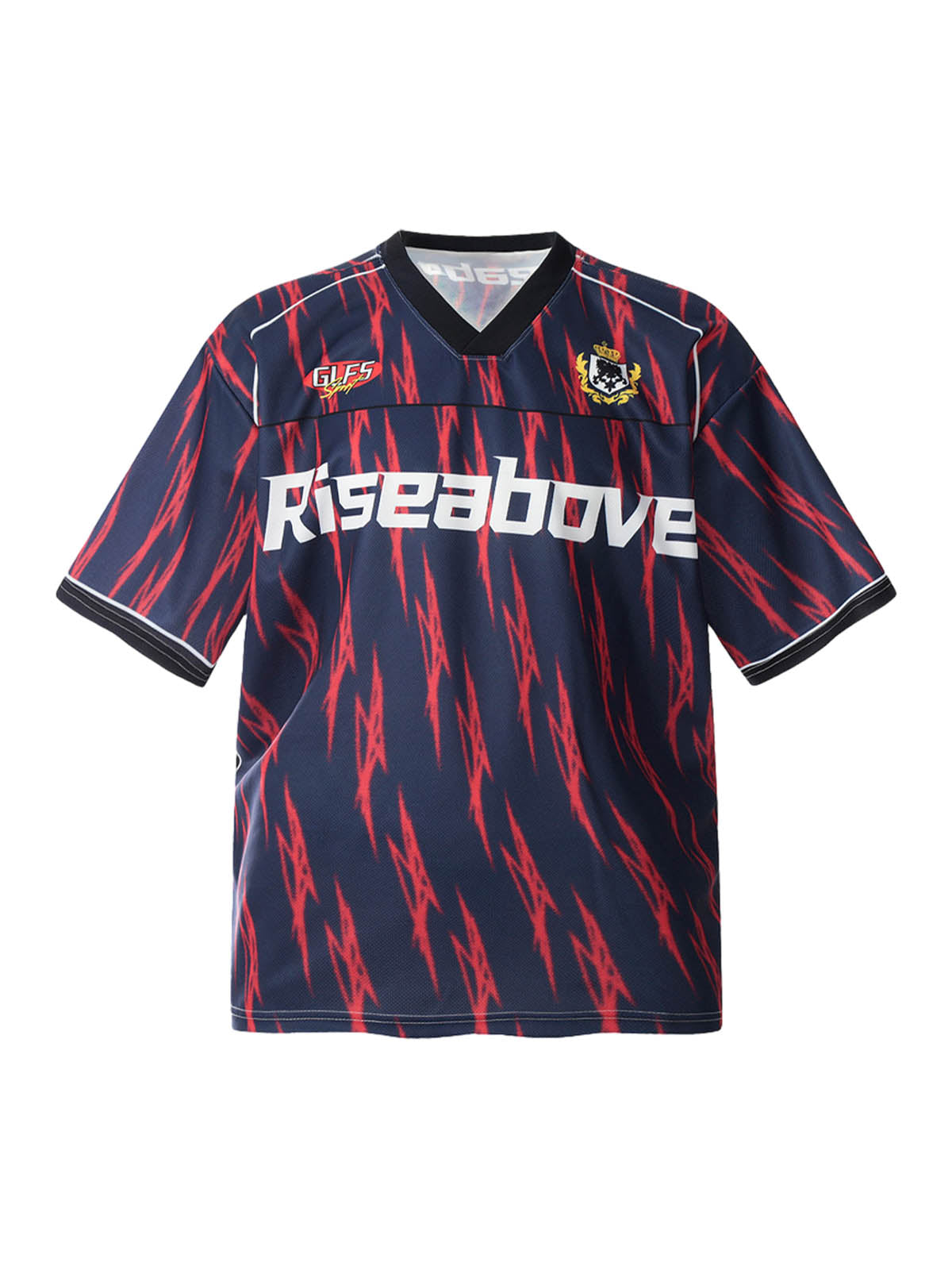 T-shirt col V en jersey