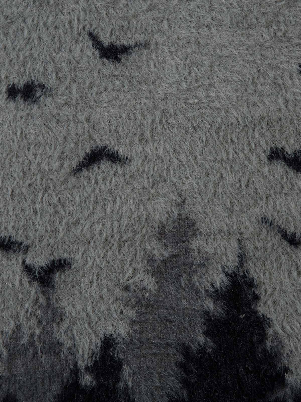 Pull zippé à col montant en fausse fourrure de vison Thesupermade