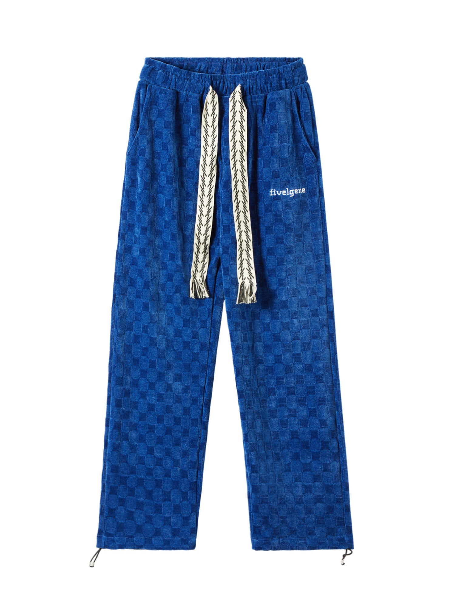 Thesupermade – Gerade geschnittene Jogginghose aus Baumwolle mit hoher Taille – 1284