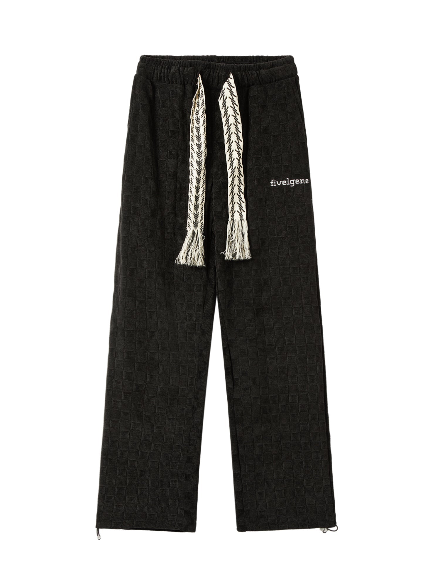 Thesupermade – Gerade geschnittene Jogginghose aus Baumwolle mit hoher Taille – 1284