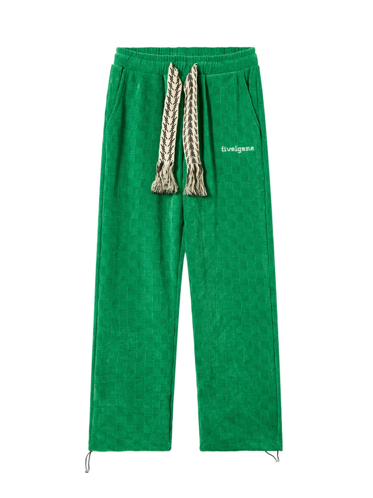 Thesupermade – Gerade geschnittene Jogginghose aus Baumwolle mit hoher Taille – 1284