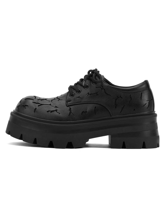 Chaussures en cuir craquelé Thesupermade High Street - 2182