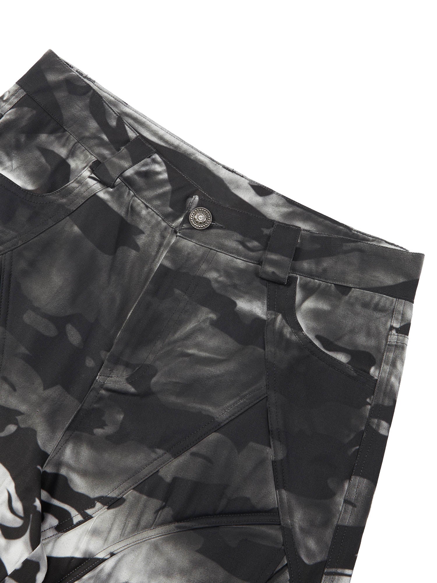 Thesupermade Tie-Dye Baggy Snow Camouflage Pants - 2109