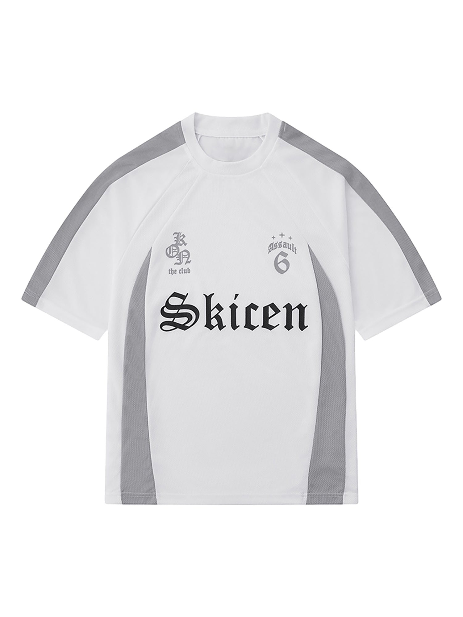 Thesupermade Gothic Font Jersey Street Rap T-Shirt