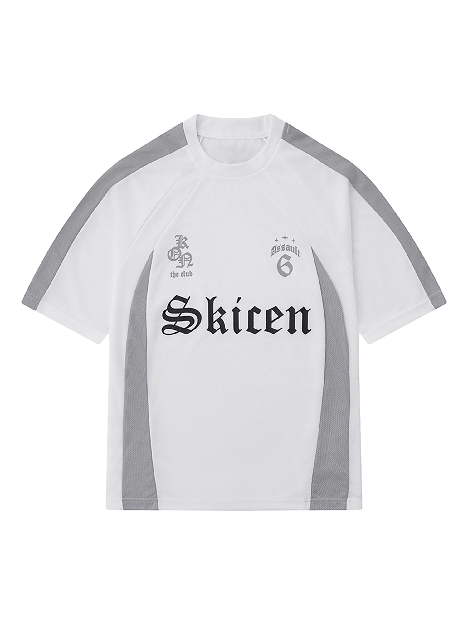 T-shirt de rap urbain en jersey à police gothique Thesupermade