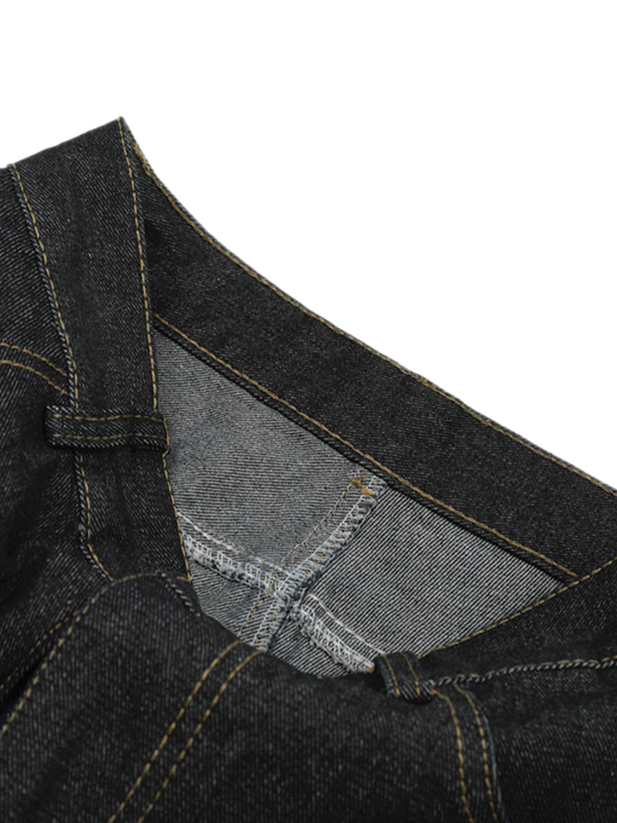 Jean patchwork en denim délavé à imprimé guépard