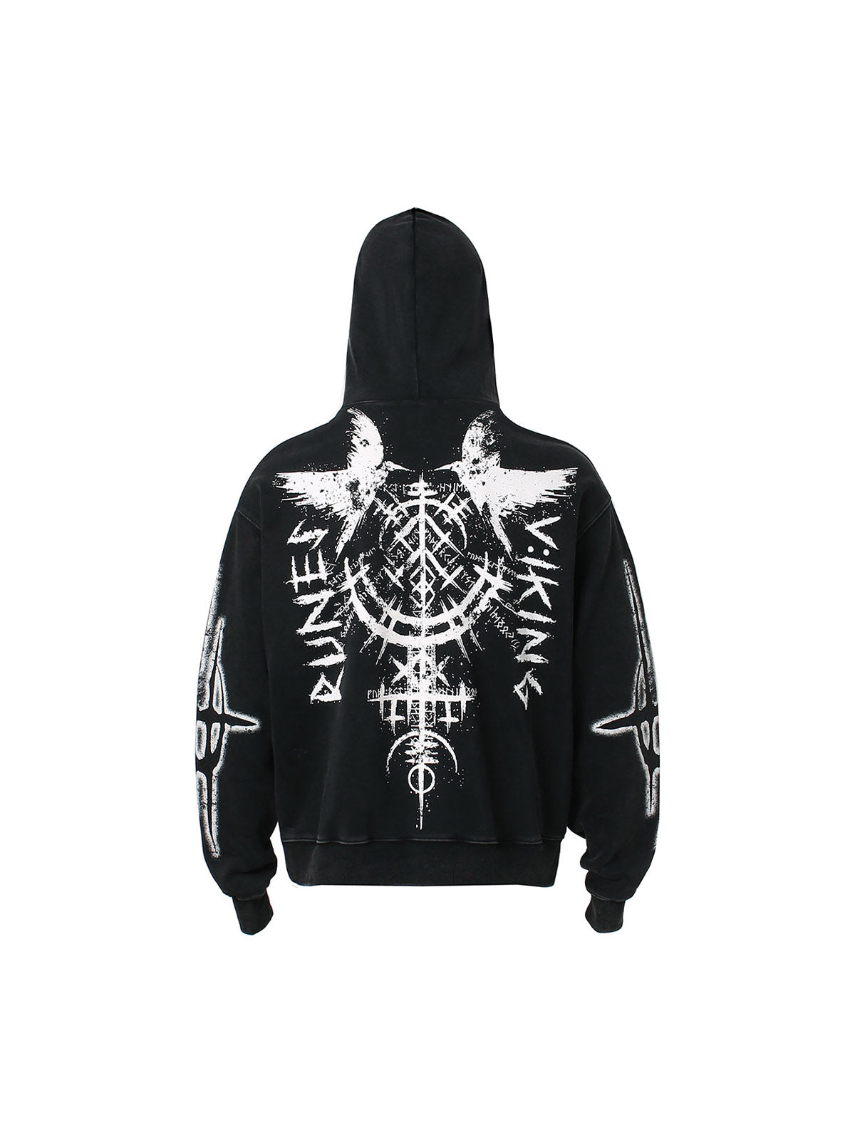 Thesupermade Kapuzenpullover mit „Triple Eye“-Grafik