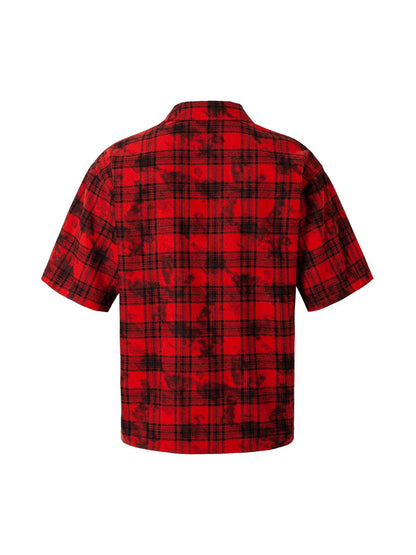 Chemise à carreaux à imprimé Pin de Street Creative
