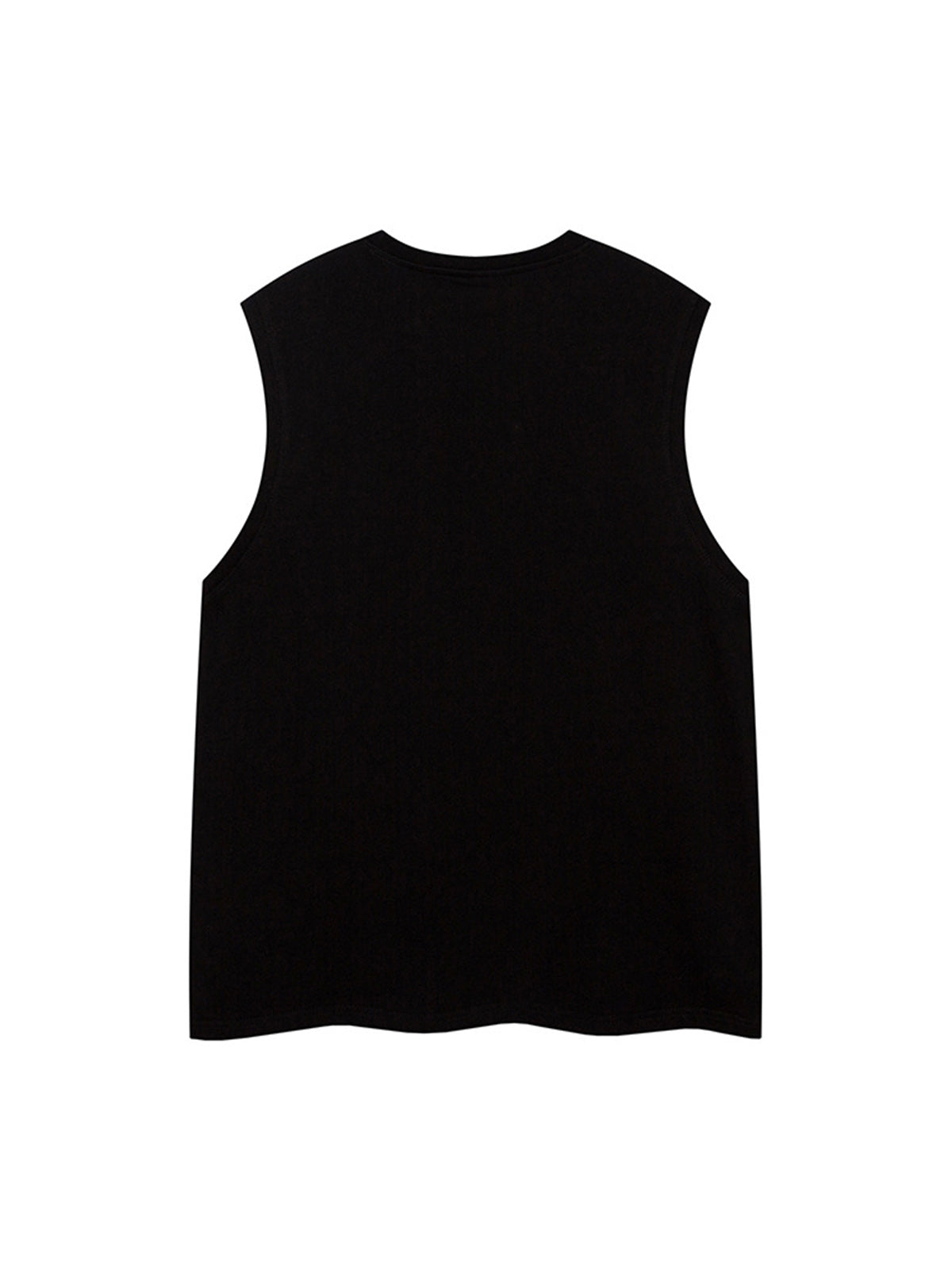 Street Retro Star Chain Print Vest