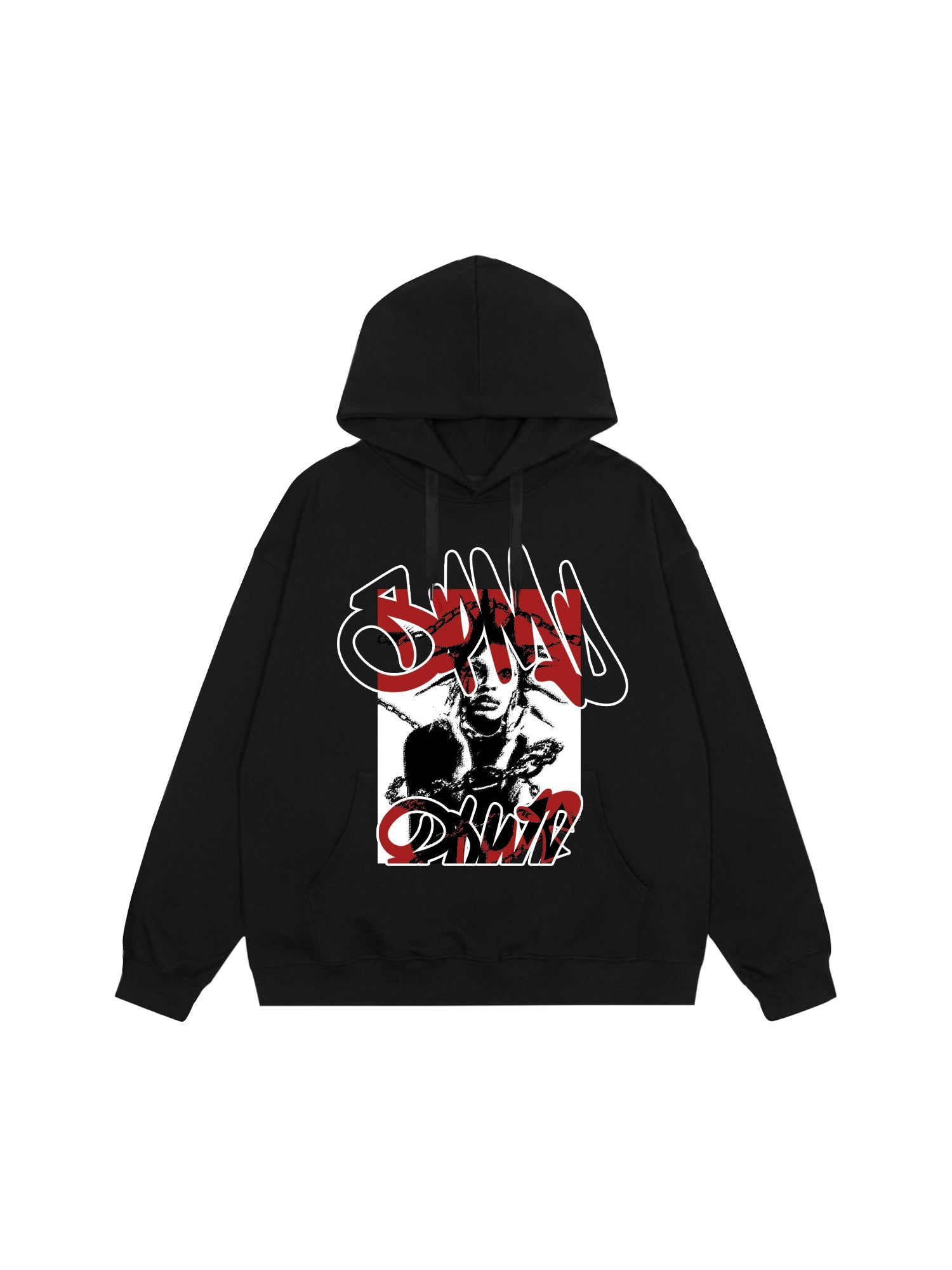 Thesupermade Portrait Graphic Hoodie