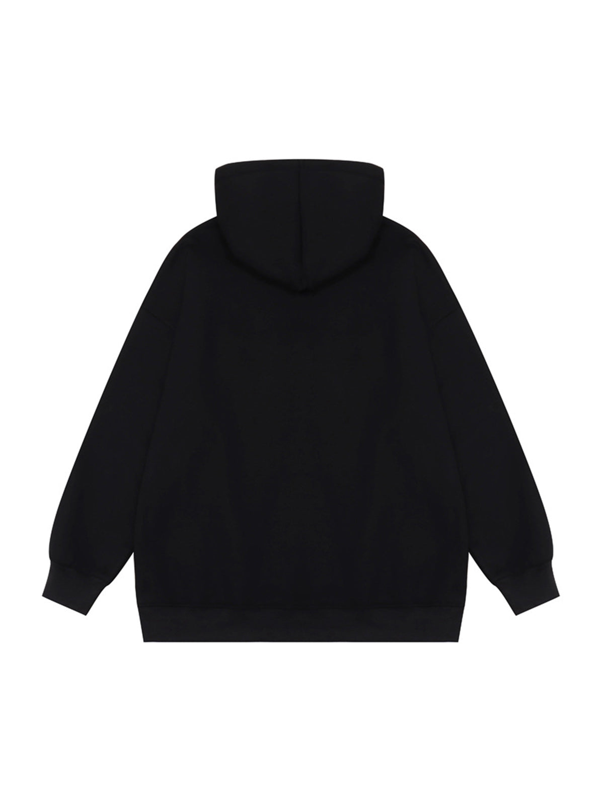 Thesupermade Blur Graphic Chain Hooded Sweatshirt