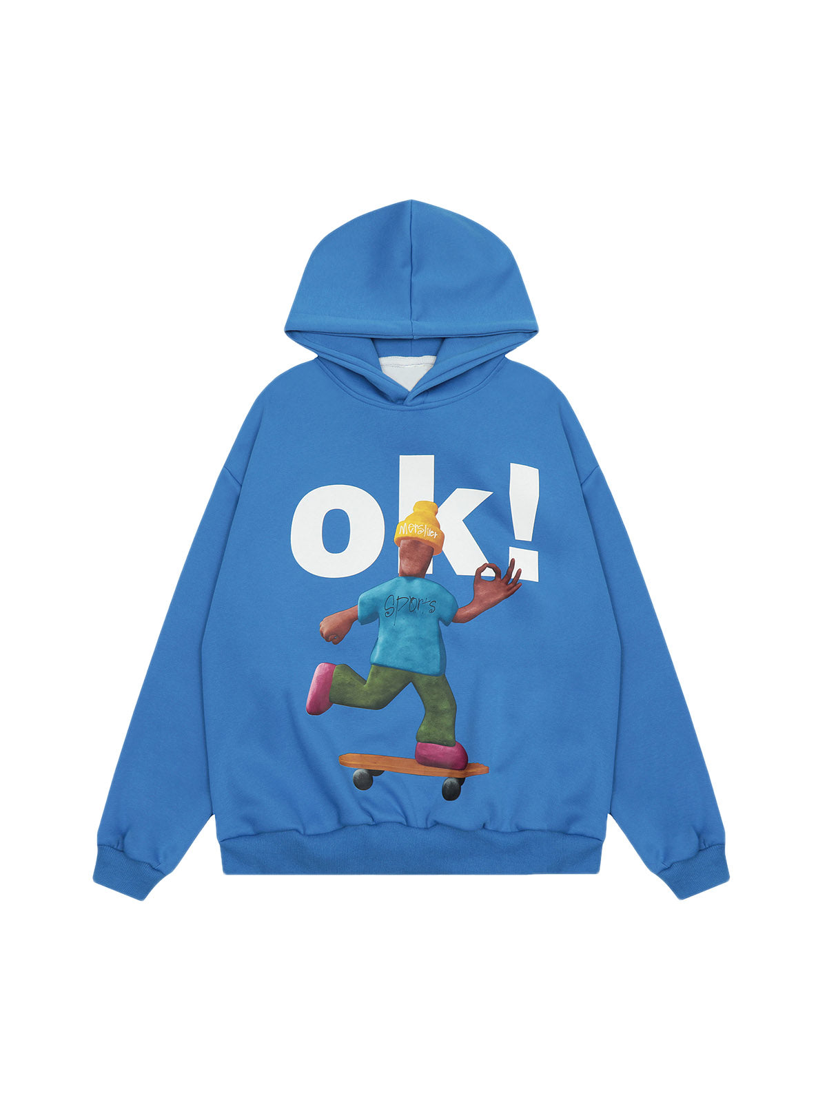 Thesupermade Skateboard Character Printed Hoodie - 2322