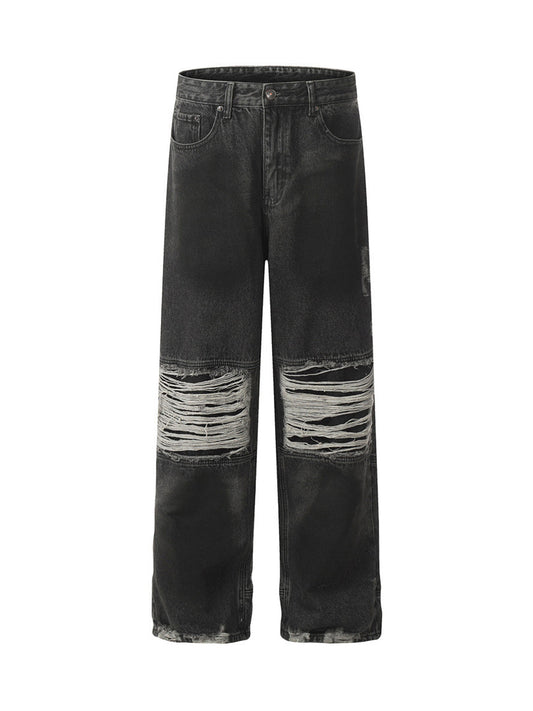 Pantalon cargo vintage vieilli