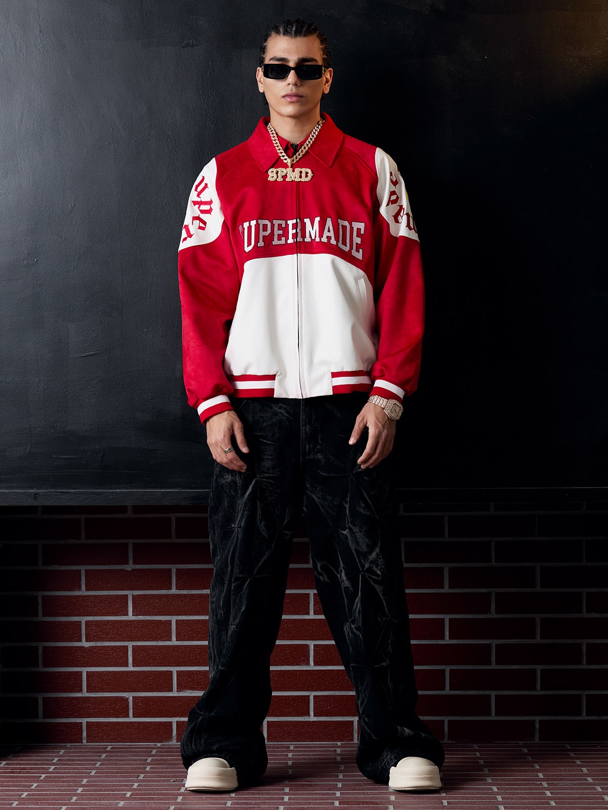 Original Collegejacke in Kontrastfarbe – 2349