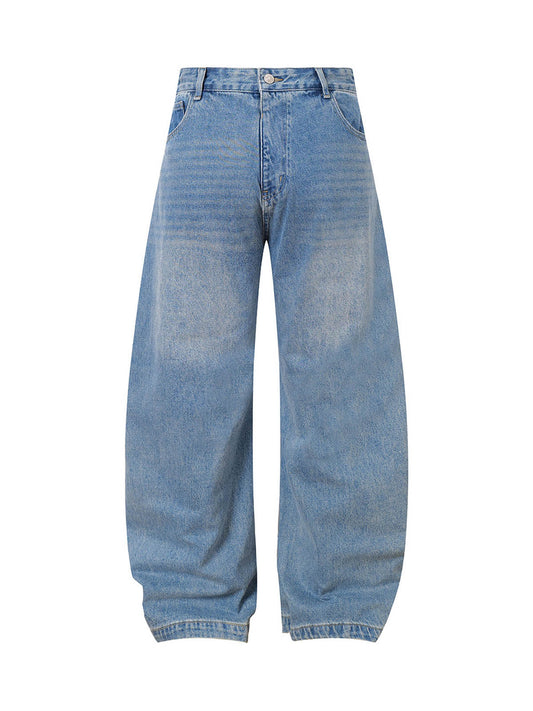 Jean délavé Cleanfit Barrel