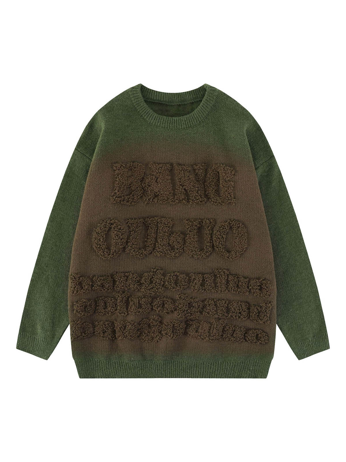 Thesupermade – Pullover mit Rundhalsausschnitt und Retro-Farbverlauf