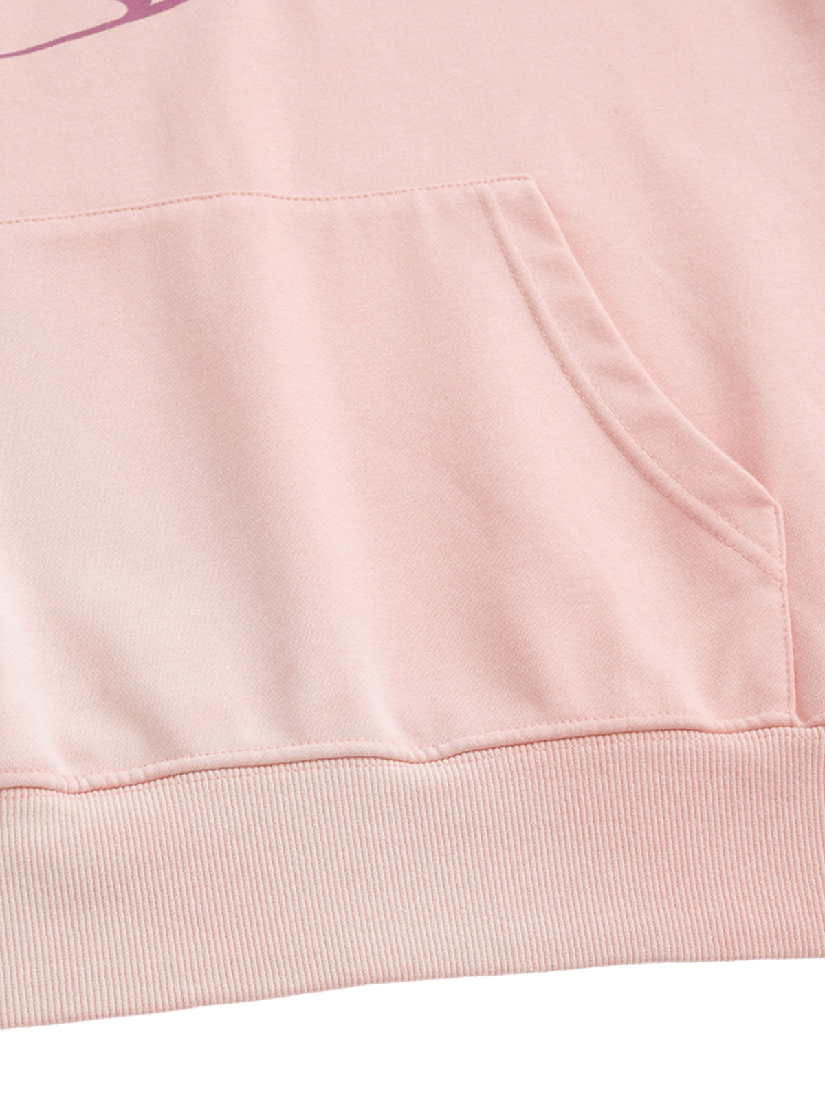 Hoodie mit schwerem, gewaschenem Buchstaben-Print