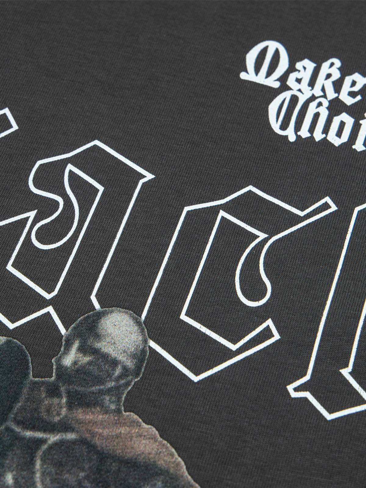 T-shirt imprimé peinture à l'huile rétro