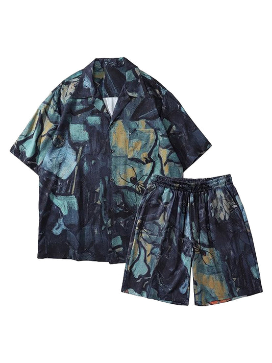 Thesupermade – Lässiges Set im amerikanischen Retro-Batik-Stil 