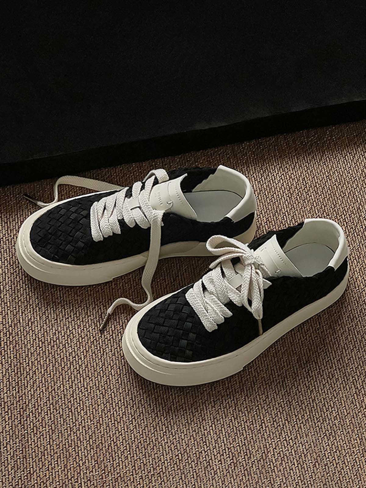 Thesupermade Woven Breathable Canvas Sneakers