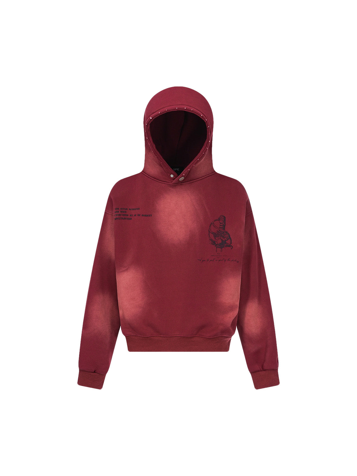 Thesupermade Velvet Pullover Hoodie