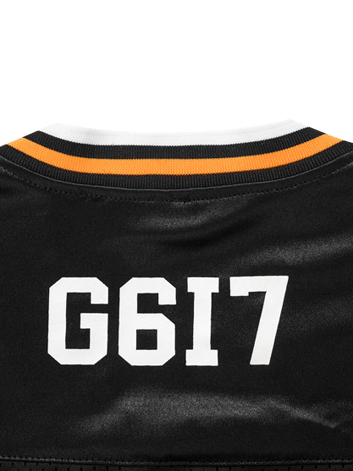 Oversize-T-Shirt mit V-Ausschnitt und Jersey-Print