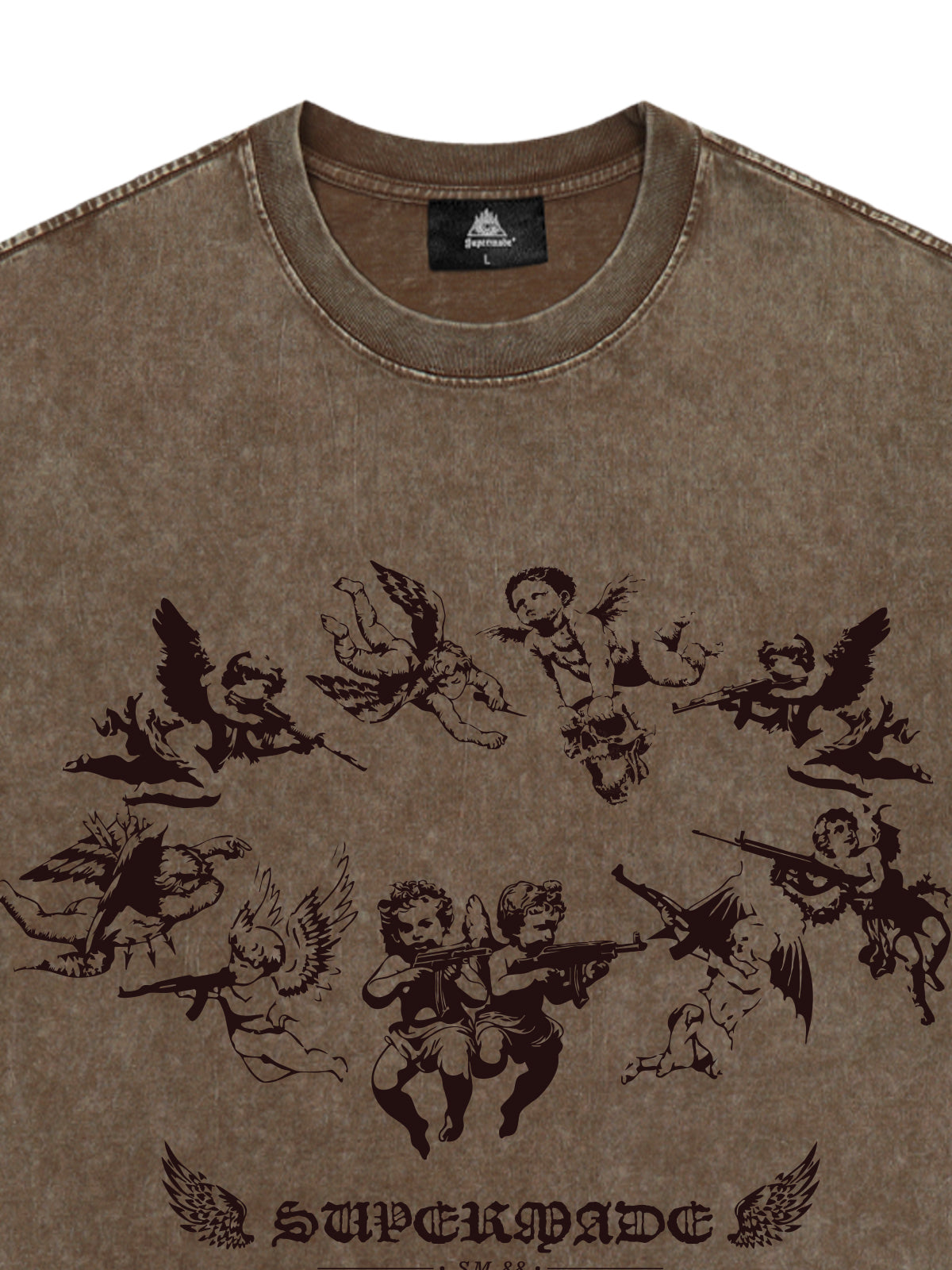 Original Vintage Angel Graphic Print T-Shirt