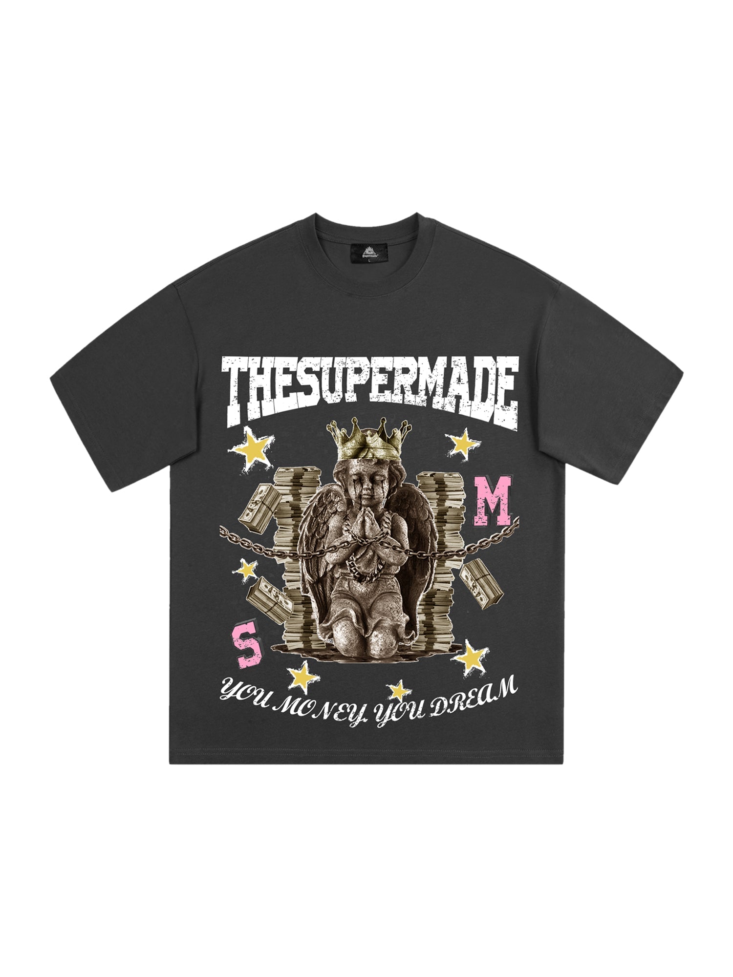 Thesupermade Vintage Angel Print T-shirt