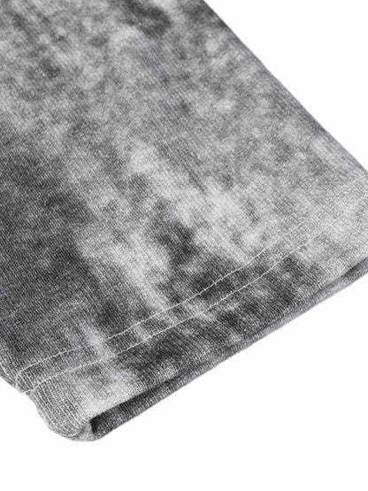Polo à manches longues et imprimé tie-dye en deux pièces - 2366
