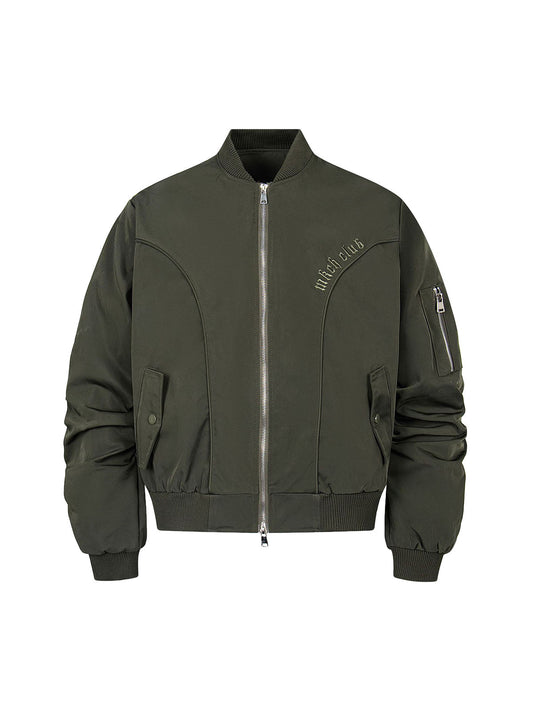 Dekonstruierte Retro-Bomberjacke