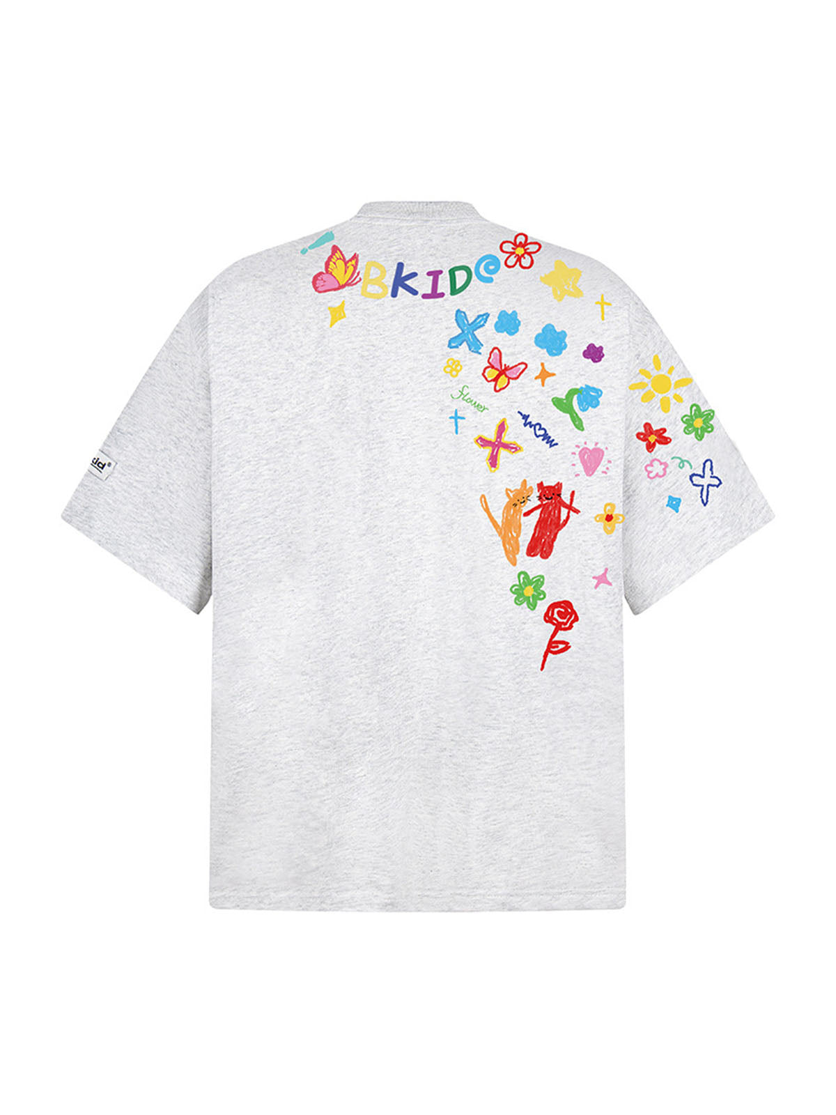 Retro Graffiti Hand-Painted T-Shirt