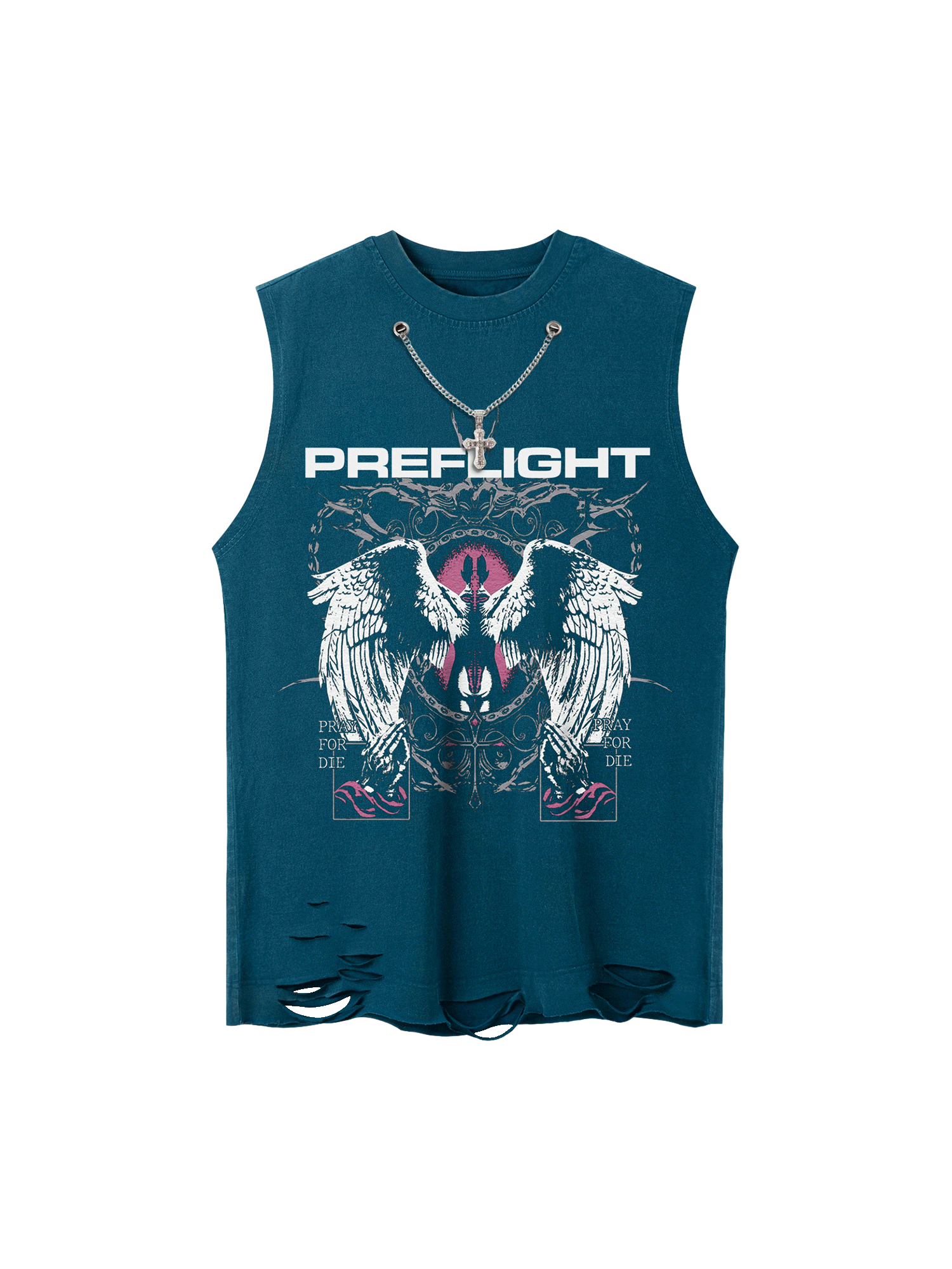 Thesupermade Angel Wings Street Rap Vest