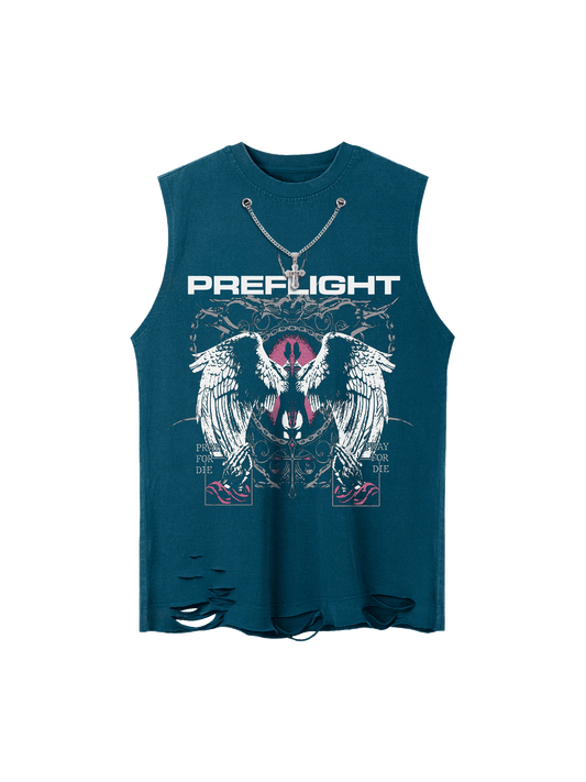 Gilet de rap urbain Angel Wings supermade