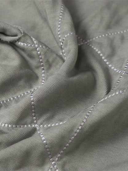 Street Split Studded Patch T-shirt