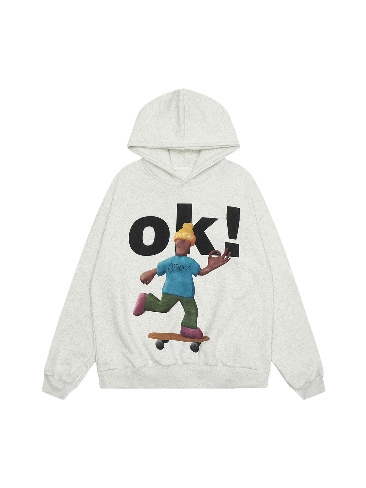 Thesupermade Skateboard Character Printed Hoodie