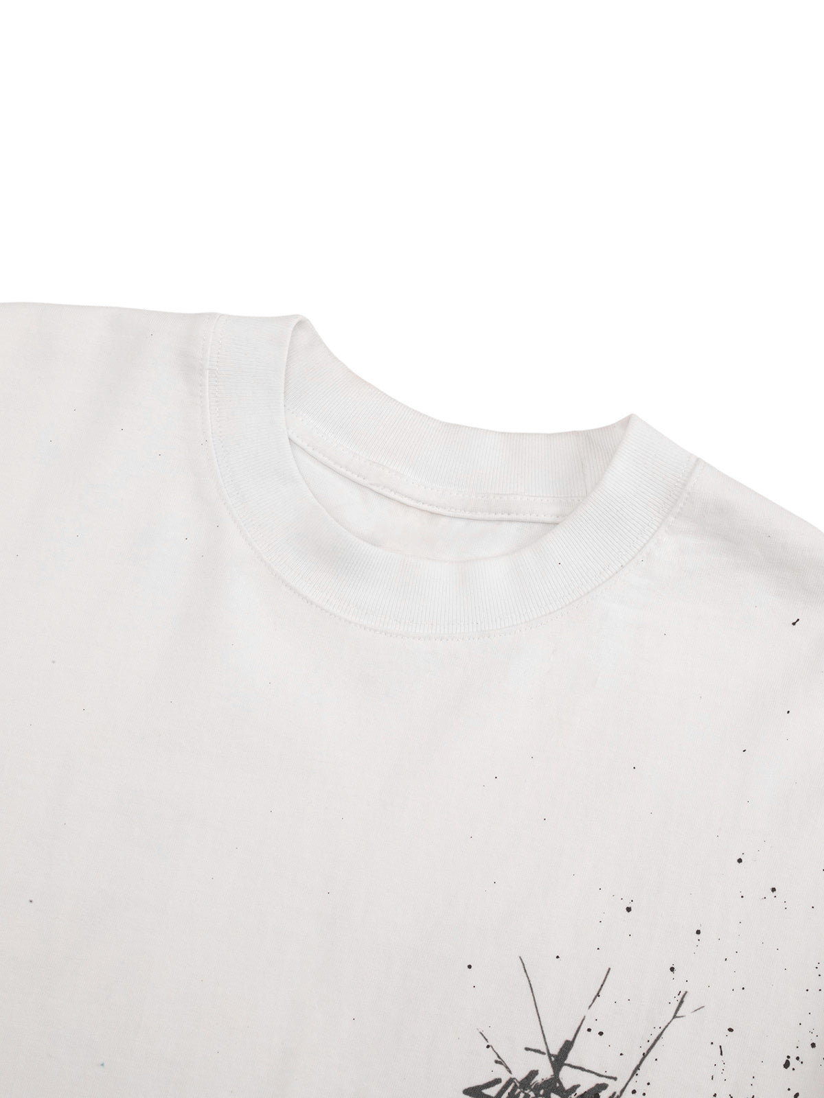 T-shirt imprimé délavé rétro